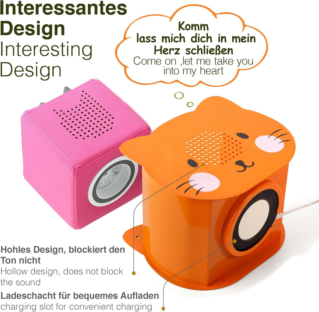 Katzenform Tonie Regal vollständig magnetisches Toniebox Regal für mehr als 25-35 Figuren + Box Toni