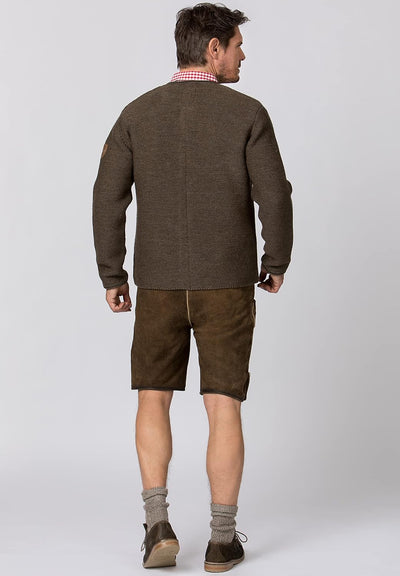 Stockerpoint Herren Jacke Amaro Strickjacke, Tobacco, 46