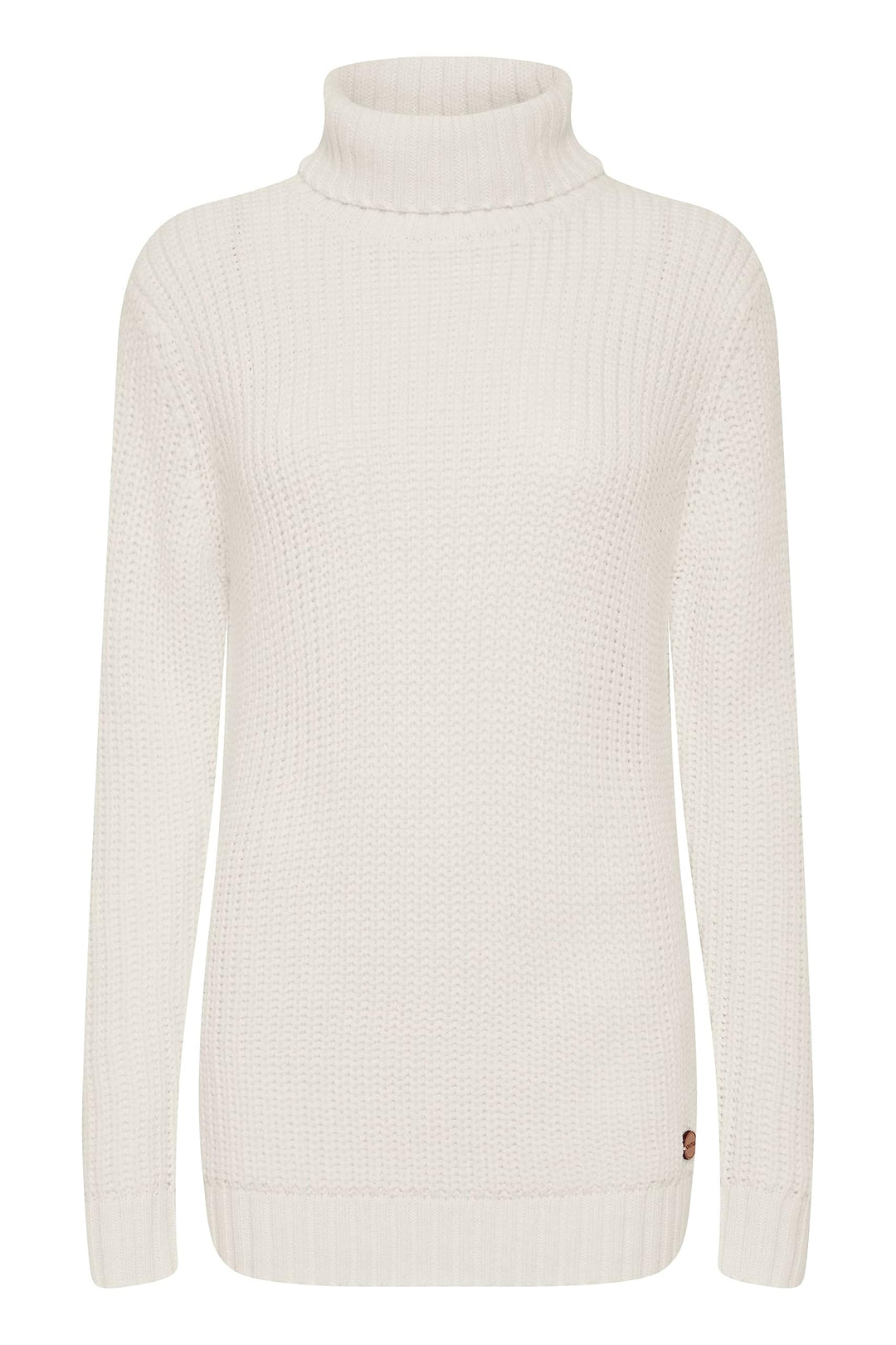 OXMO OXNanna Strickpullover Damen Grobstrickpullover Pullover mit Rollkragen Regular Fit M Cloud Dan