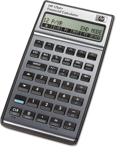 HP-17 B II Plus Hewlett Packard Finanzrechner Eingabelogik: Algebraisch/UPN