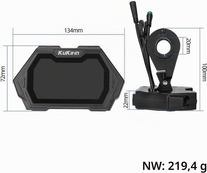Elektroroller Instrumentenanzeige für Kukirin G2 Pro/G2 Max, LED Display Drosselklappe Motherboard-D
