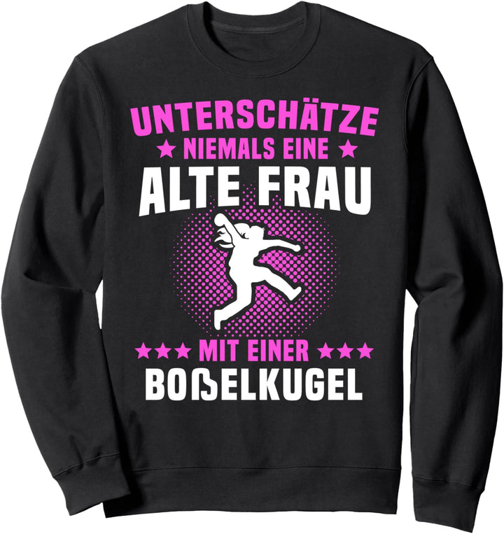 Bosseln Frauen Ostfriesinnen Bosselkugel Damen Bosseln Sweatshirt