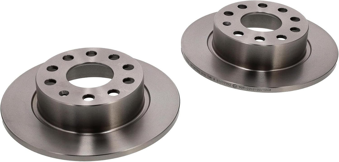 Bremsscheibensatz Beläge Klötze HA passend für AUDI A3 253mm HINTEN Voll