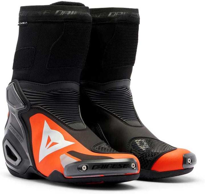 Dainese Axial 2 Motorrad Stiefel, 39 EU Black Red Fluo