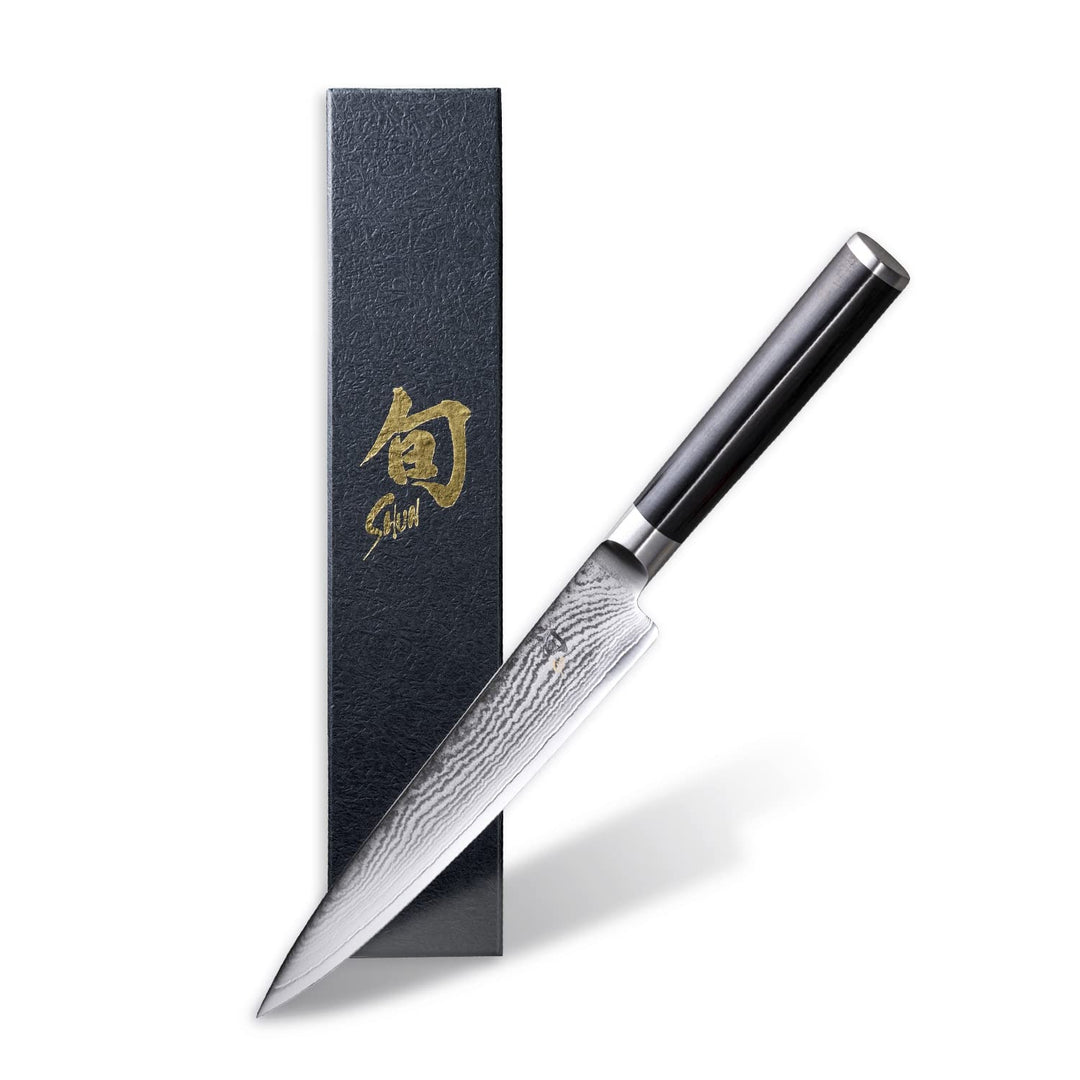 KAI DM-0701L Shun Allzweckmesser 6 (15 cm) Li, Schwarz