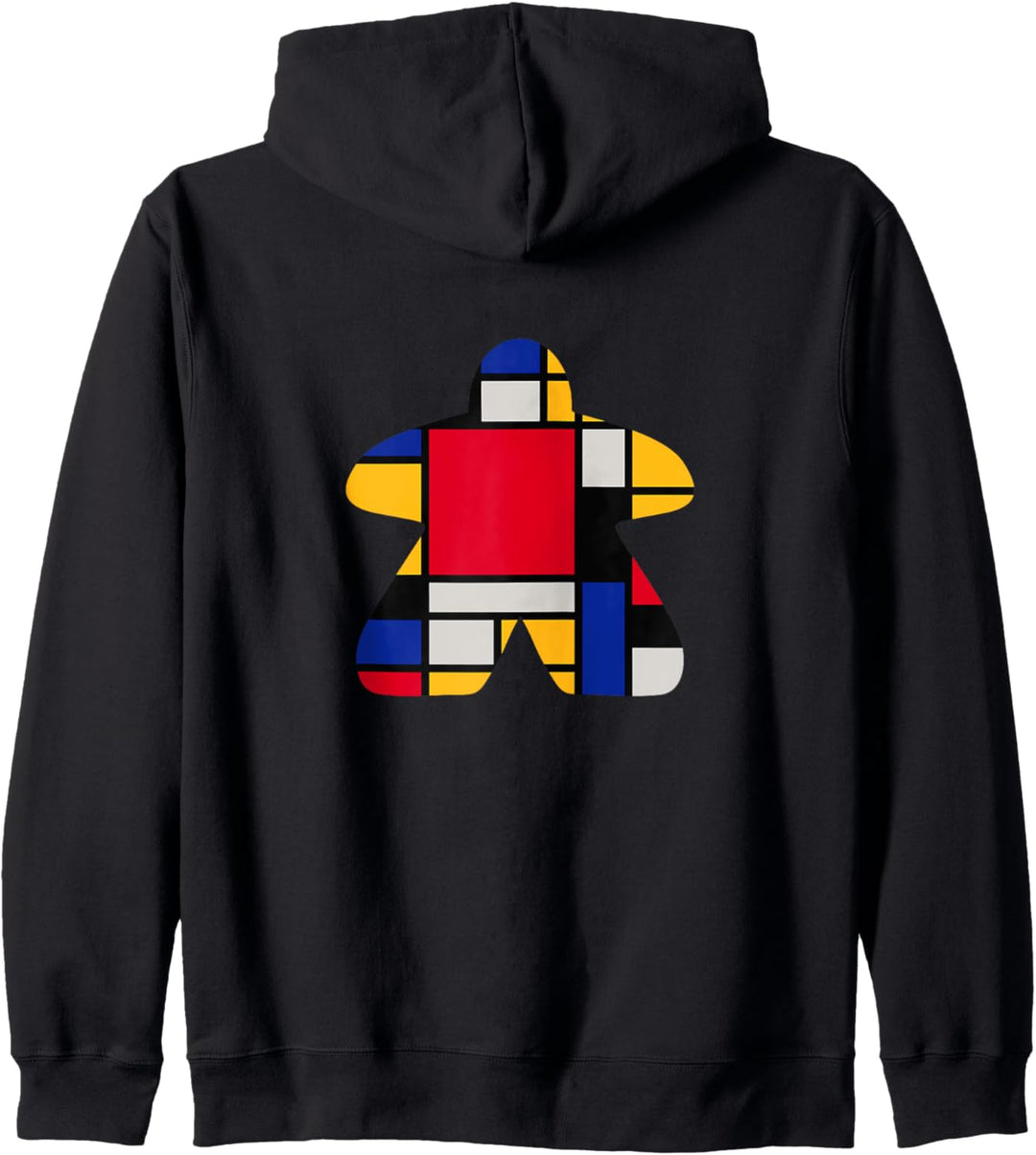 Moderne Kunst Meeple Kapuzenjacke