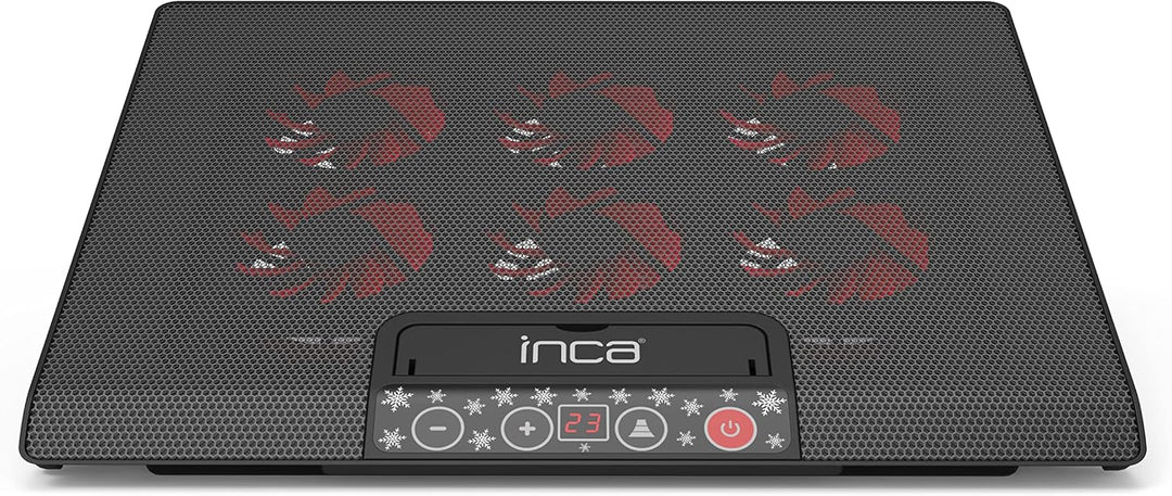 Inca INC-601 GMS 6X Lüfter,Control Panel,2X USB,6 Stufen Gaming Notebook Kühler 7-17