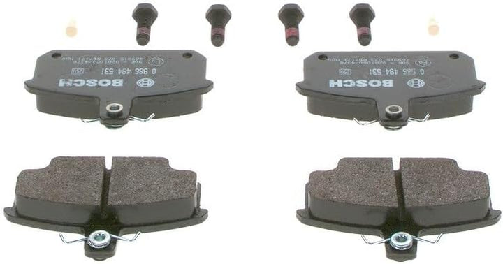 Bosch BP1452 Bremsbeläge - Vorderachse - ECE-R90 Zertifizierung - vier Bremsbeläge pro Set