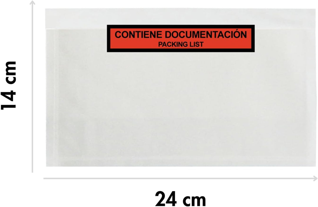 PKA Packing List Briefumschläge, 240 x 140 mm, 250 Stück