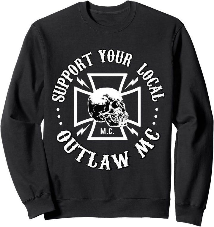 Unterstütze Outlaw Biker Sweatshirt