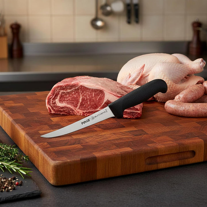 Pirge Butcher's Made in Germany Profi Ausbeinmesser 15 cm - Metzgermesser - Fleischermesser - Stechm