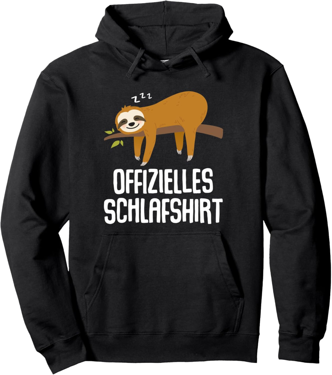 Offizielles Schlafshirt Faultier Nachthemd Pyjama Geschenk Pullover Hoodie
