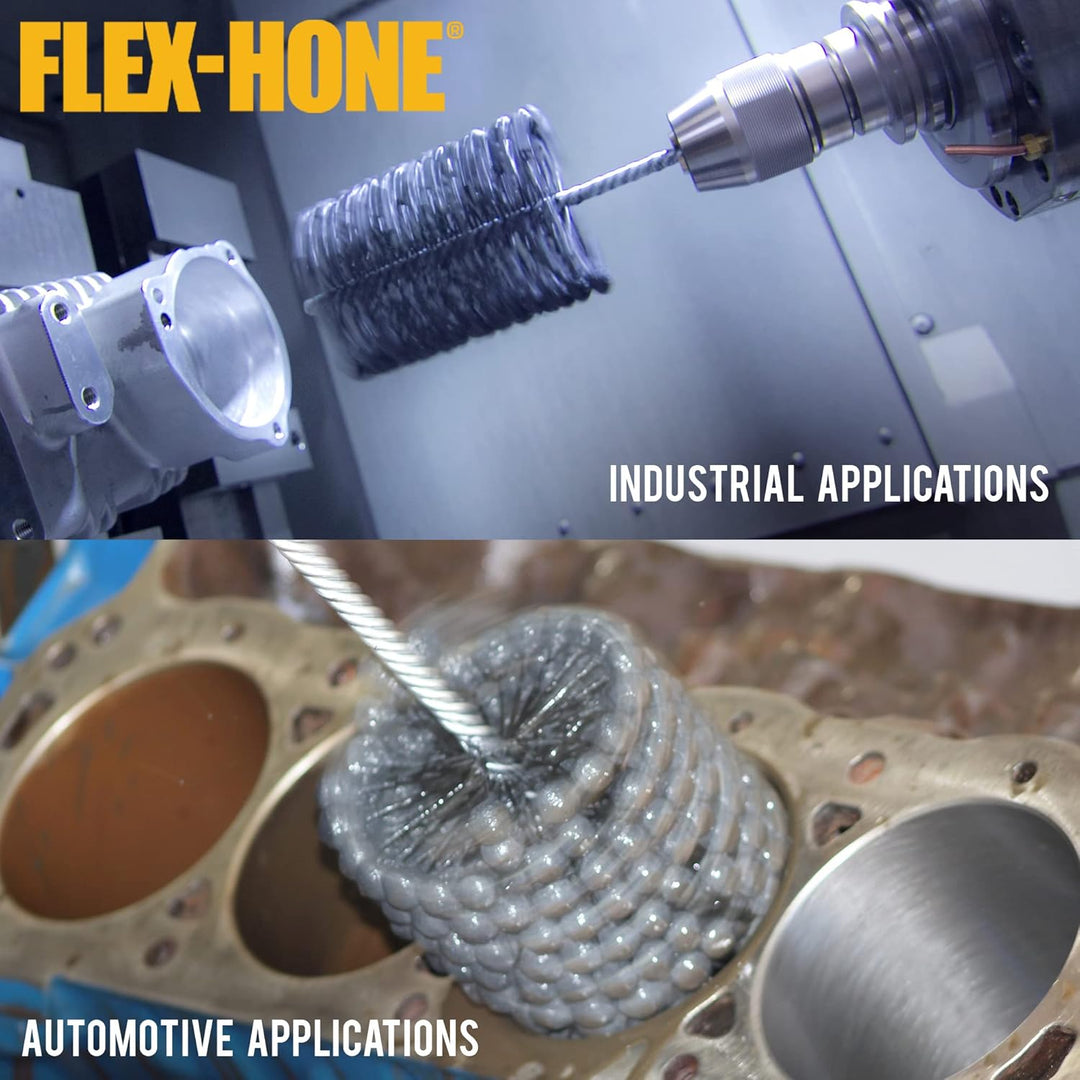 Brush Research FLEX-HONE Cylinder Hone, GBD Series, Silicon Carbide Abrasive, 3-3/4" (95 mm) Diamete