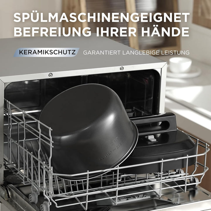 Midea 9-in-1 Multikocher, 6L mit 12 Kochfunktionen Elektrischer Schnellkochtopf (Langsamkochen, Reis