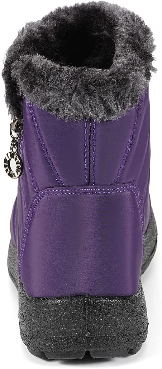 Gaatpot Kinder Winterschuhe Jungen Mädchen Winterstiefel Schneestiefel Wasserdicht Warm gefütterte S