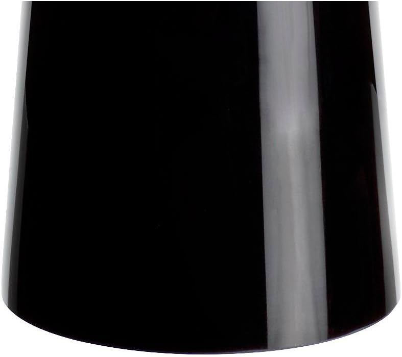 CRISTALICA Kerzenhalter Kerzenständer Teelichthalter Luce Del Sole Schwarz Violett Glas 45 cm