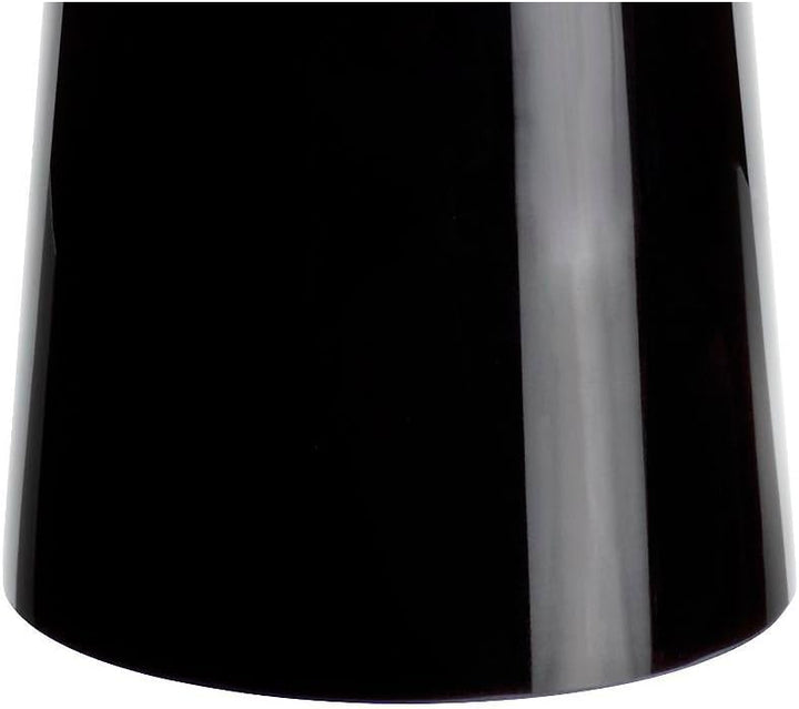 CRISTALICA Kerzenhalter Kerzenständer Teelichthalter Luce Del Sole Schwarz Violett Glas 45 cm