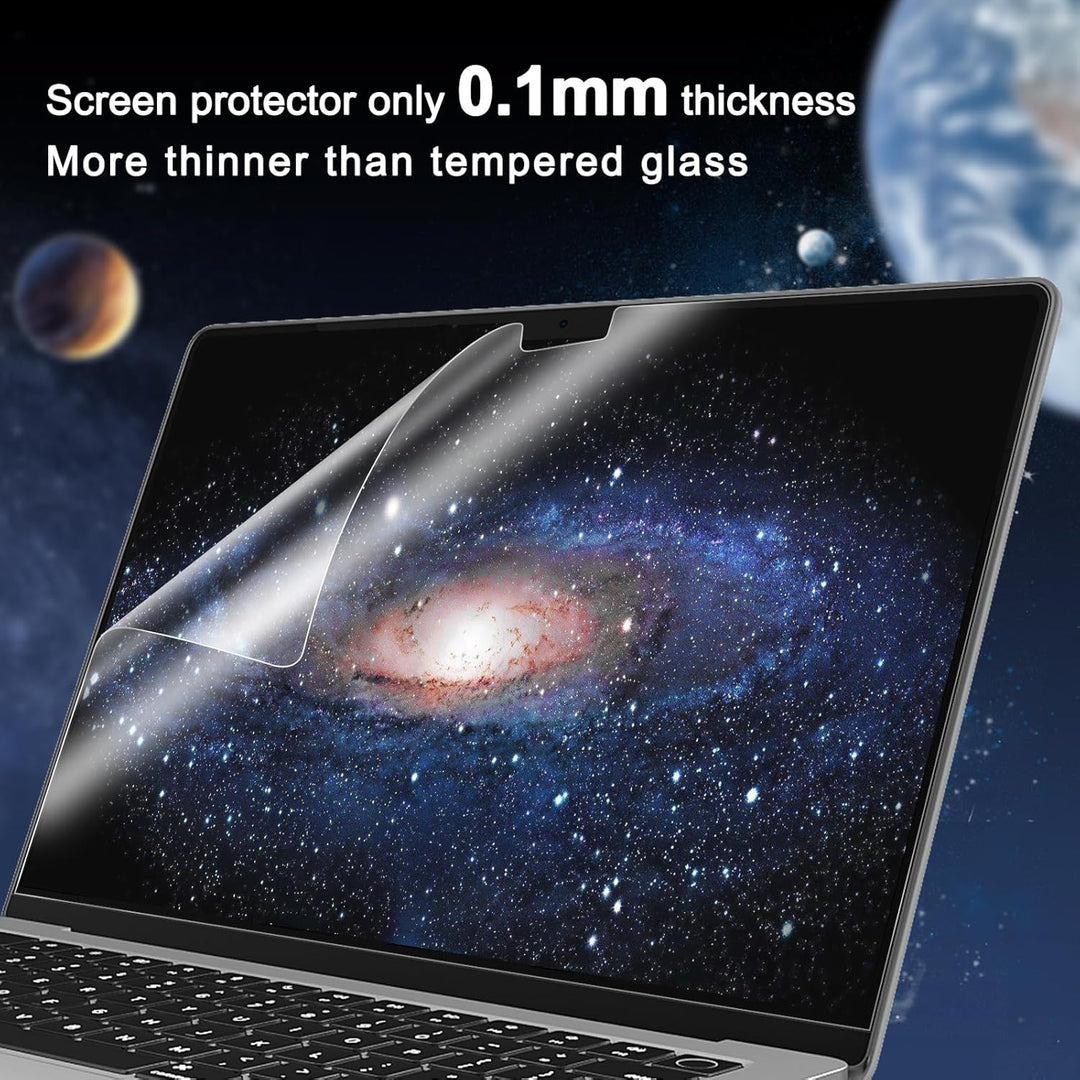 2 Stück Displayschutzfolie für MacBook Air 15,3 Zoll mit M3 M2 Chip A3114 A2941 veröffentlicht im 20