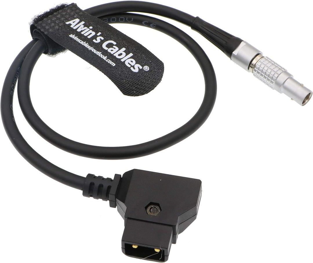 Alvin's Cables 2 Pin Stecker auf D-Tap Stromkabel für Bartech Focus Device Artemis Letus Redrock Hed