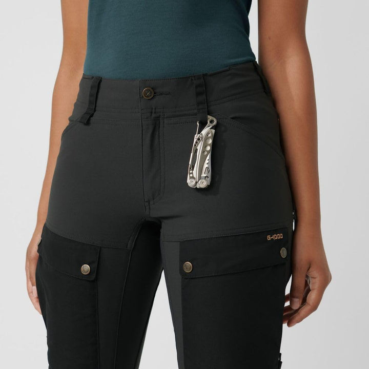 FJÄLLRÄVEN Damen Hose Keb Trousers W 36 Port-tisch Violett, 36 Port-tisch Violett