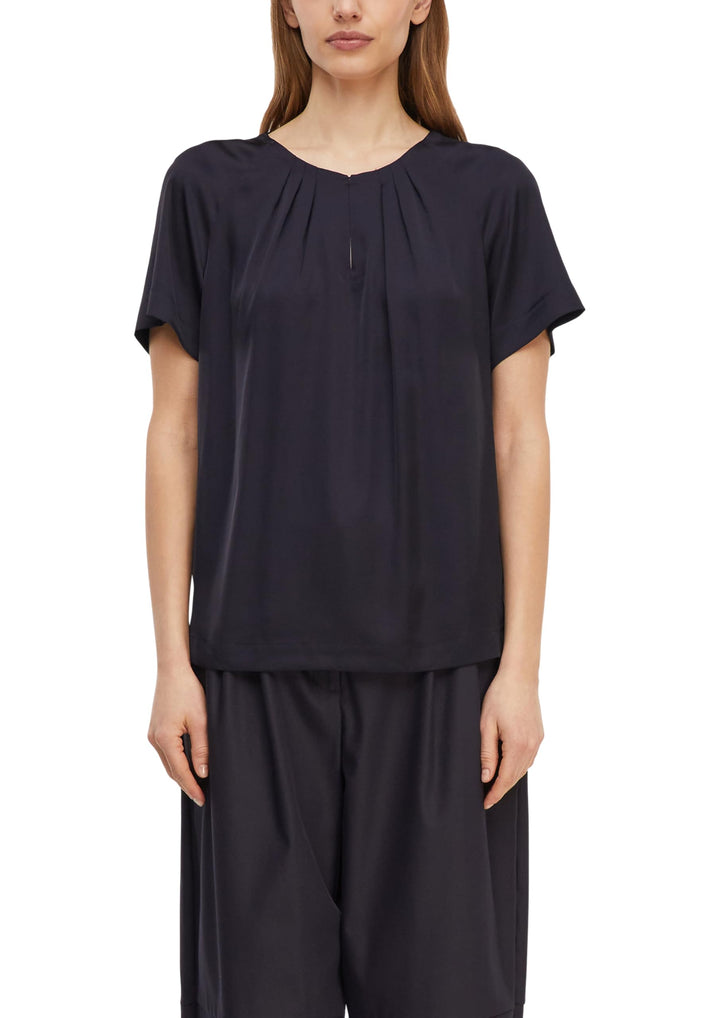 COMMA Feminine Baumwollbluse 34 5976_navy, 34 5976_navy