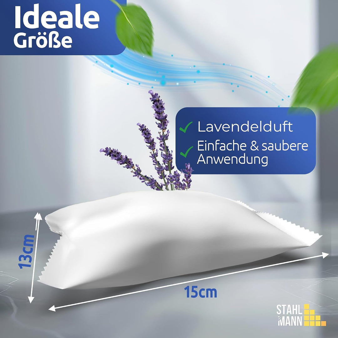 STAHLMANN® 12er Luftentfeuchter Nachfüllpack [12X400G Jasmin DUFT] - Luftentfeuchter Granulat [MADE