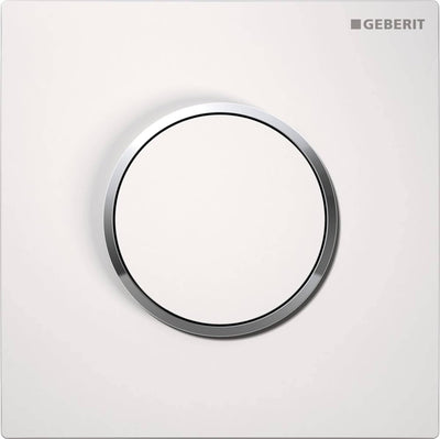 Geberit 116015KJ1 Urinal Handauslösung HyTouch Kunststoff Sigma10 pneumatisch, weiss / verchromt Sin