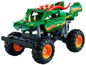 LEGO 42149 Technic Monster Jam Dragon, Monster Truck-Spielzeug für Jungen und Mädchen, 2in1-Rennwage