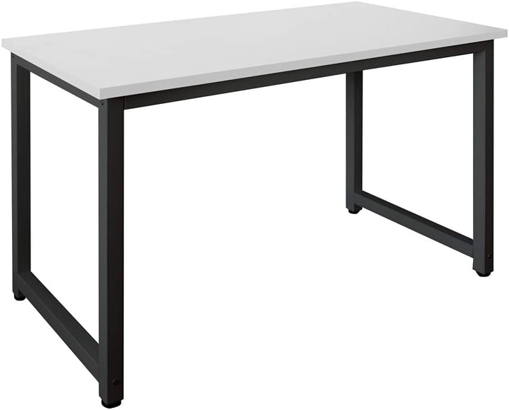 Kingpower Tisch Computertisch PC Schreibtisch Bürotisch 120 x 60 cm Auswahl, Farbe:Schwarz/Weiss Sch
