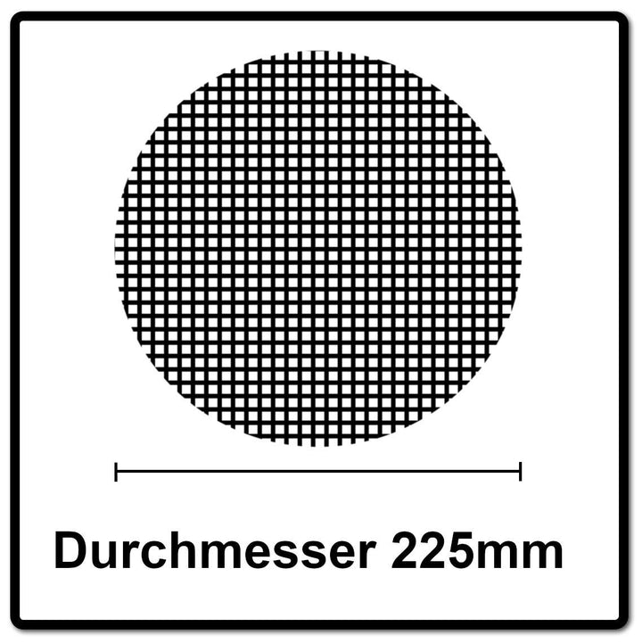 Mirka 2975006 5422302512 Abranet 225 mm Klettverschluss P120
