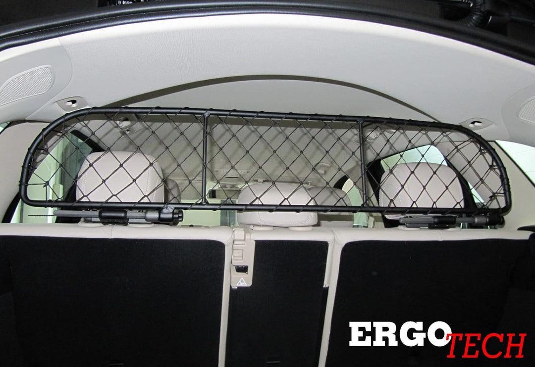 ERGOTECH Trennnetz Trenngitter kompatibel mit Mercedes GLC (2015-2022) RDA65-XS8, für Hunde und Gepä