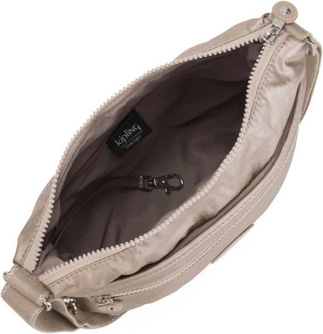 Kipling Damen Arto Tasche, Silber (Metallic Glow), Einheitsgrösse EU, Metallic Glow