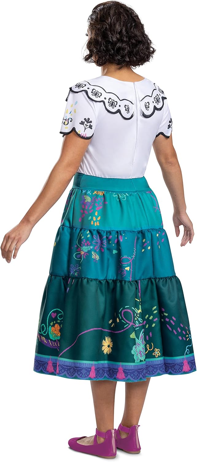 Encanto-Kostüme, Offizielle Disney Encanto Mirabel- und Dolores-Deluxe-Kostüme für Erwachsene Mirabe