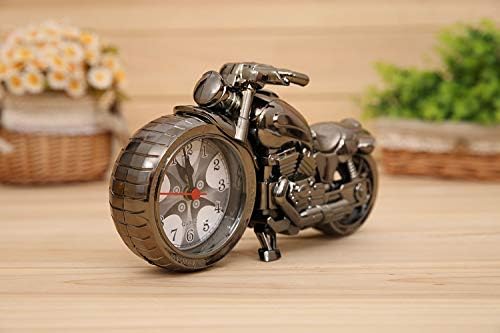 Topyond Weinlese Motorrad Wecker,Motorrad Uhr Mit Zifferblatt,Desktop Dekoration, Motorrad Deko,Kind
