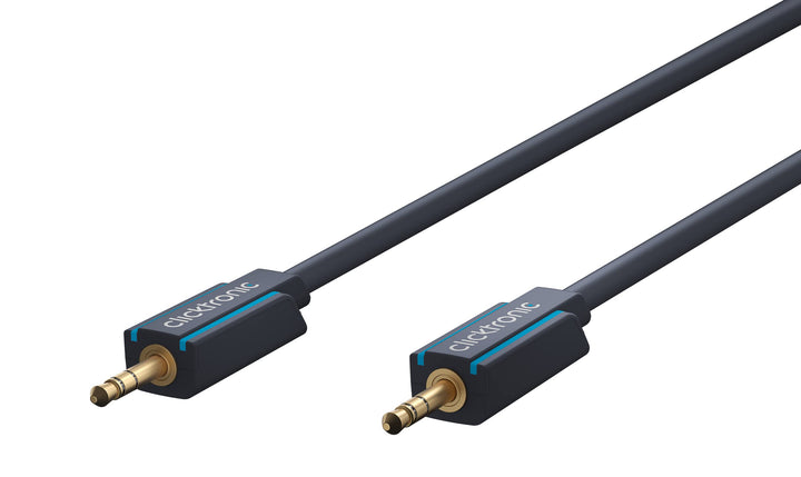 Clicktronic Aux Kabel 3.5mm Audio Kabel mit Kupferleiter, Klinkenkabel für Kopfhörer, Apple iPhone i