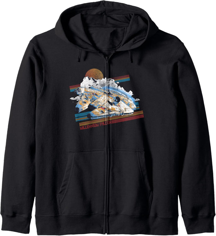 Star Wars Millennium Falcon Retro Stripes Kapuzenjacke