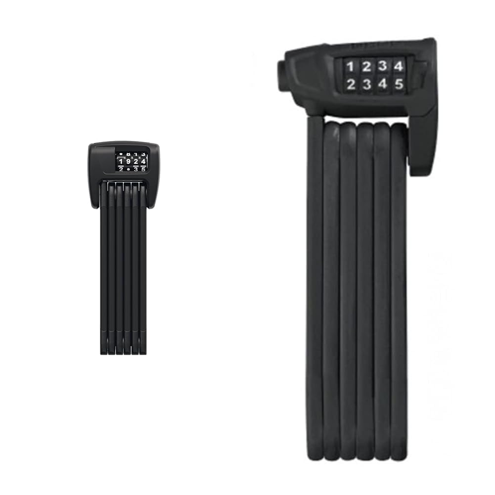 ABUS Faltschloss Bordo 6000C mit SH-Schlosshalter & Faltschloss Bordo Combo Lite 6150/85 mit Tasche