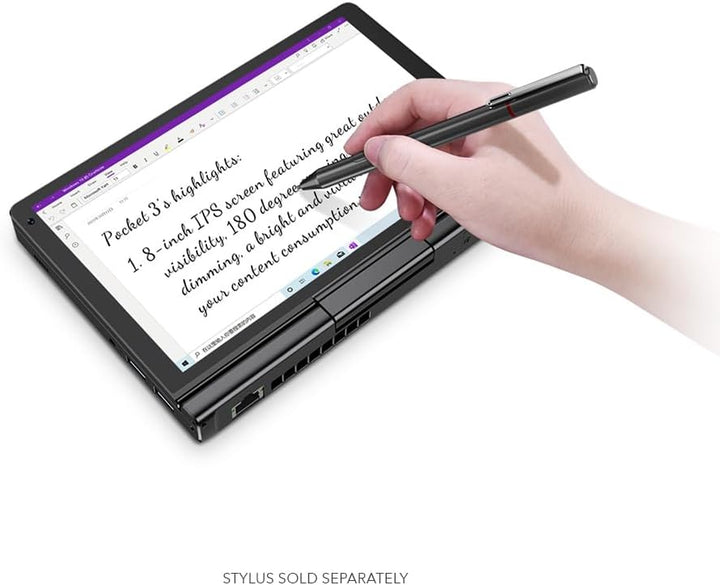 GPD Pocket 3 Mini Laptop mit N6000 Quad-Core CPU, 8GB LPDDR4x RAM, 512GB NVMe SSD, 1920x1200p Touch