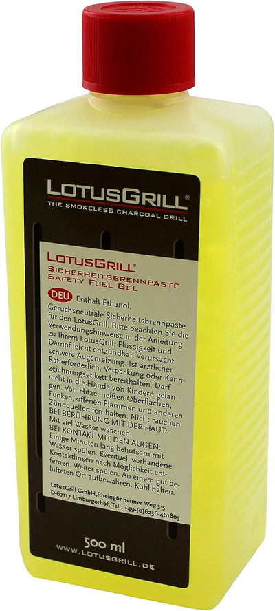 LotusGrill Buchenholzkohle 2X 2,5 kg Sack inkl. LotusGrill Brennpaste 500 ml, beides entwickelt für
