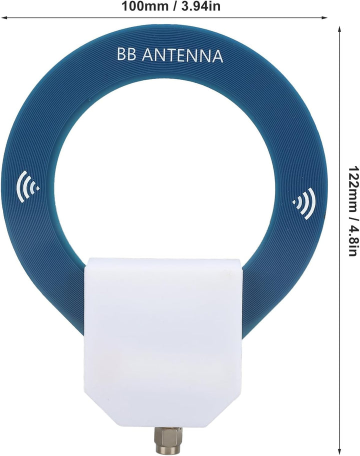 Donut SW-Antenne, 9,9 kHz Bis 181 MHz Rahmenantenne Kurzwelle, 10-30 DBuV Tragbare Mini-Rahmenantenn