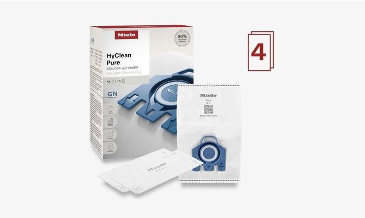 Miele Original Zubehör - HyClean 3D Efficiency GN Staubsaugerbeutel / Schliesst den Staub sicher im