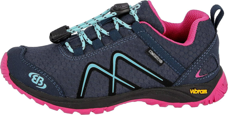 Brütting Unisex Kinder Guide Outdoor- & Trekkingschuh 30 EU Marine Pink Türkis, 30 EU Marine Pink Tü