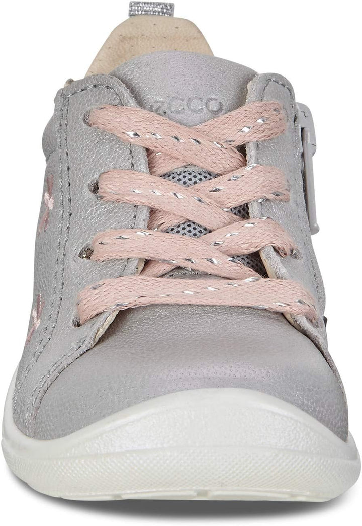 ECCO Mädchen First Sneaker 22 EU Grau Concrete 1379, 22 EU Grau Concrete 1379