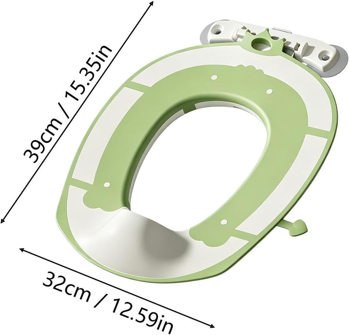 Toilettentrainingssitz Tragbare Faltbare Universelle Saugnapf-Auflage | Töpfchentraining Toilettensi