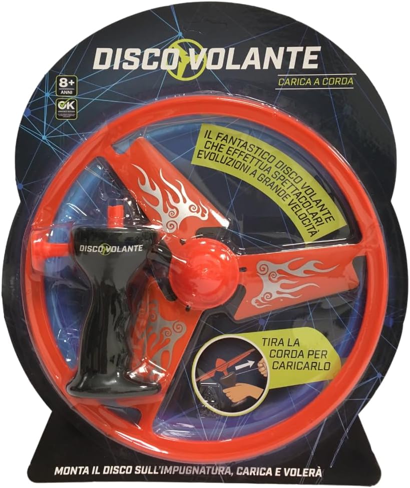 Fliegende Scheibe grosses Spielzeug Seilladung Fliegendes Ufo Spielzeug mit fliegendem Propeller Spi