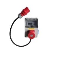 NAKA Mobiler Digital Stromzähler 32A/230V MID Geeicht Zwischenstecker Box 400V CEE-Stecker Und Kuppl