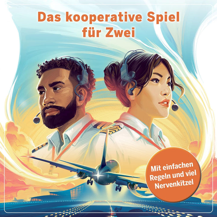 Kosmos 684044 Sky Team - Bereit zur Landung? Spiel des Jahres 2024, kooperatives Spiel für 2 Persone
