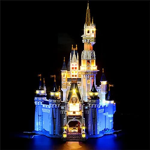 GEAMENT LED Licht-Set kompatibel mit Lego 71040 Das Disney Schloss 2016 Version (Disney Castle) (Leg