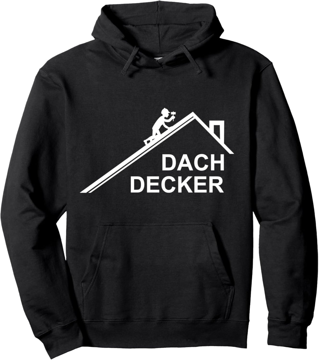 Dachdecker Handwerker Zimmermann Evolution Bau Job Baustelle Pullover Hoodie