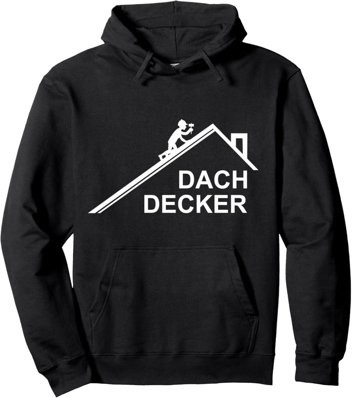 Dachdecker Handwerker Zimmermann Evolution Bau Job Baustelle Pullover Hoodie